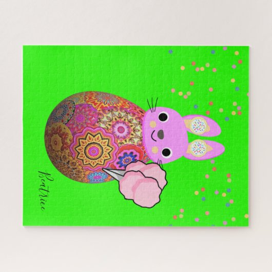 Puzzles Pink Rabbit Mandala (Horizontal)
