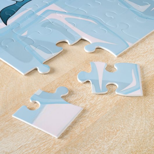 Puzzles Polar Bären Fisch Ice Daisy Blues (Seite)