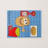 Puzzles Potato French Fries ketschup Tomato (Horizontal)