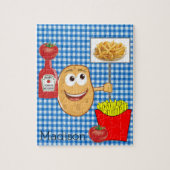 Puzzles Potato French Fries ketschup Tomato (Vertikal)