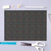 Puzzles - Primärkontur schwarzer Hintergrund Seidenpapier (Handwerk)