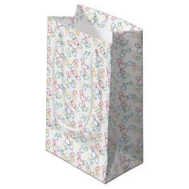 Puzzles - Primärumriss Weißen Hintergrund Kleine Geschenktüte