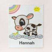 Puzzles Rainbow Clouds Kuh Sun (Vertikal)