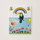 Puzzles Rainbow Rabbit Bumblebee Sun (Vertikal)