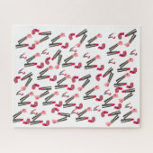 Puzzles Red Lipstick Makeup (Horizontal)