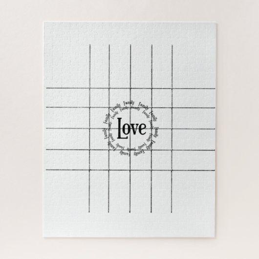 Puzzles Red White Liebe (Vertikal)