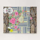 Puzzles Rock Cat Sheep Floral Bumblebee Blüte (Horizontal)