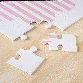 Puzzles Rosa Herzchen Valentinstag (Seite)