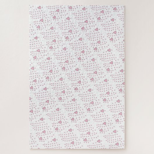 Puzzles Rosa Herzen (Vertikal)