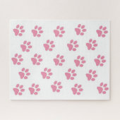 Puzzles Rosa Paw Prints (Horizontal)