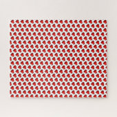 Puzzles Rote Herzen Frohen Valentinstag (Horizontal)