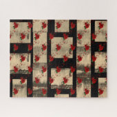 Puzzles Rote Rose (Horizontal)