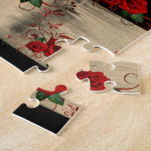 Puzzles Rote Rose (Seite)
