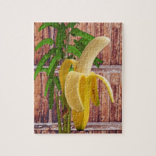 Puzzles Rustic Wood Banana (Vertikal)