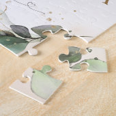 Puzzles Save the Date Card (Seite)