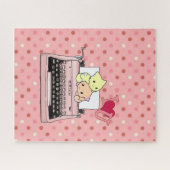 Puzzles Schreibmaschine Katzen Kätzchen I Liebe Si (Horizontal)