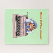 Puzzles Schreibmaschine mehr Kaffee bitte (Horizontal)