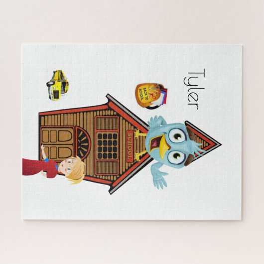 Puzzles Schulbuslehrer Bird (Horizontal)