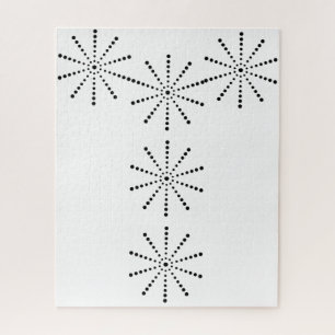 Puzzles Schwarz & Weiß Punkte