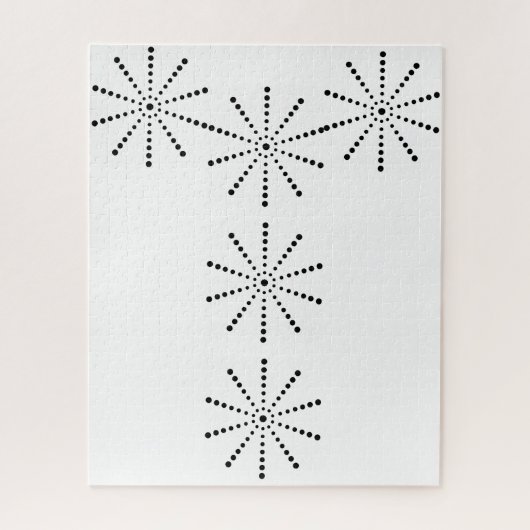 Puzzles Schwarz & Weiß Punkte (Vertikal)