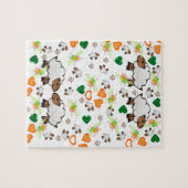 Puzzles Sheep Orange Hearts Fairy (Horizontal)
