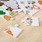 Puzzles Sheep Orange Hearts Fairy (Seite)