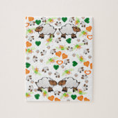 Puzzles Sheep Orange Hearts Fairy (Vertikal)