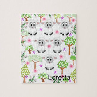 Puzzles Sheep Trees