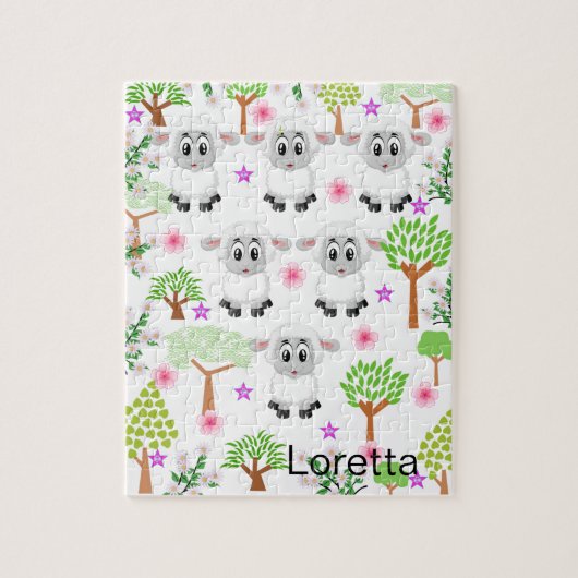 Puzzles Sheep Trees (Vertikal)
