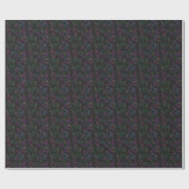 Puzzles - Sommerumriss schwarzer Hintergrund Geschenkpapier (Flach)