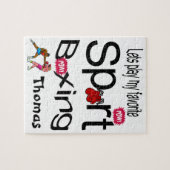 Puzzles Spielen wir unser Lieblingssport-Boxen (Horizontal)