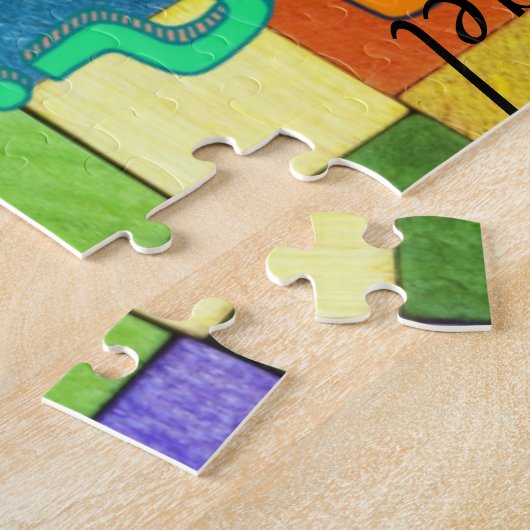 Puzzles Square Colors Numbers Alphabet (Seite)