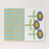 Puzzles Streifen Blume (Horizontal)
