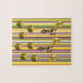 Puzzles Streifen Monkey Banana (Horizontal)