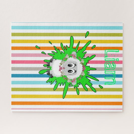 Puzzles Streifen Schafe (Horizontal)