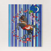Puzzles Stripe Horse Fairy Frosch (Vertikal)