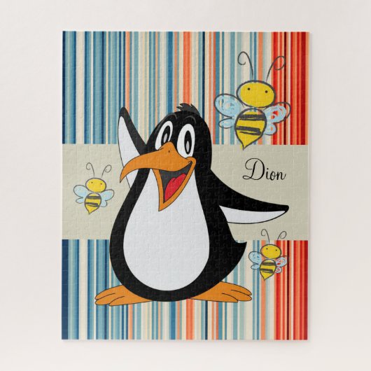 Puzzles Stripe Penguin Hummel (Vertikal)
