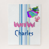 Puzzles Stripe Vorsicht vor Neuigkeiten, Schule (Vertikal)