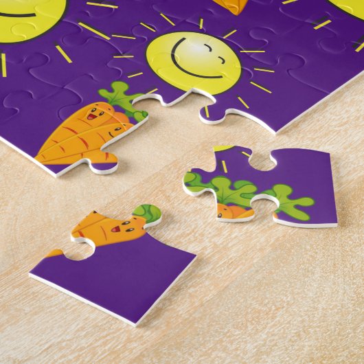Puzzles Sun Carrots Lila (Seite)