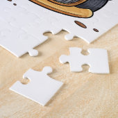 Puzzles Süßes Mädchen liefert Eiscreme (Seite)