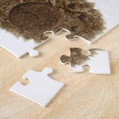 Puzzles Teddy Bären Pastellstreifen Sonnenblumen (Seite)