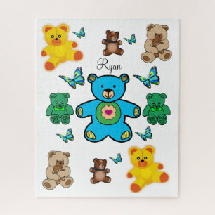 Puzzles Teddy Bears Butterfly