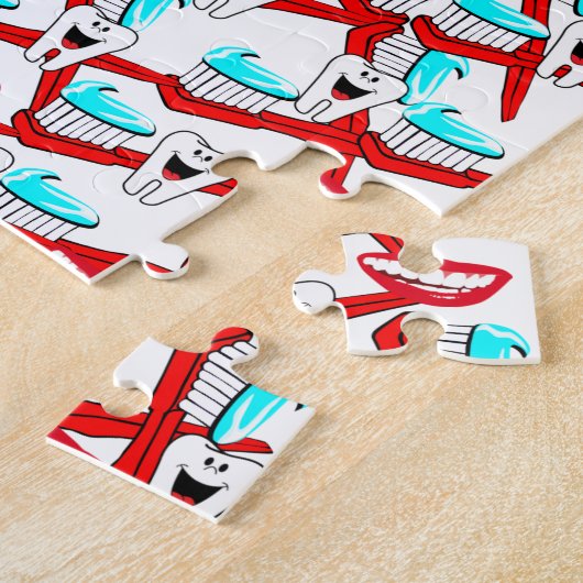 Puzzles Teeth Toothbrush (Seite)
