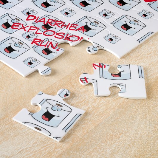 Puzzles Toilet Paper Durchfall Explosion laufen (Seite)