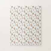 Puzzles, Viktorianisch rosa Rosenblätter, Bläschen Puzzle (Vertikal)