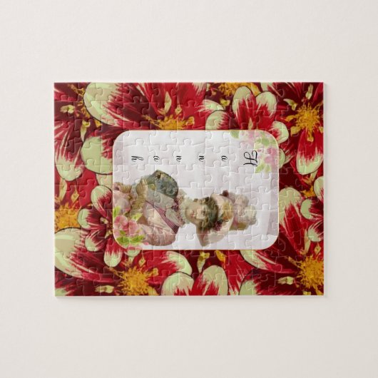 Puzzles Viktorianische Blume Bläschen (Horizontal)