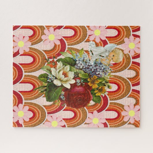 Puzzles Viktorianischer Blumengel (Horizontal)