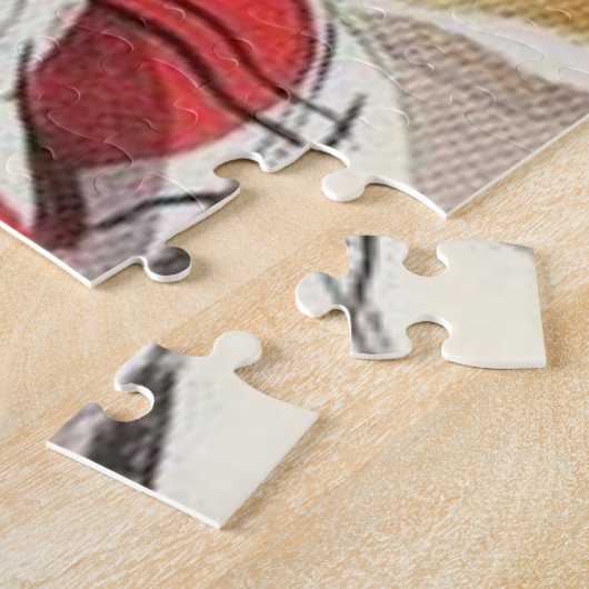 Puzzles, Vintage Frau Puzzle (Seite)