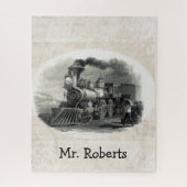 Puzzles Vintage Züge (Vertikal)