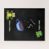 Puzzles vor dem Coffee Frogs (Horizontal)